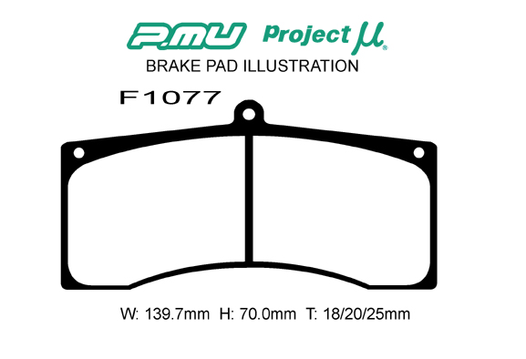 株式会社プロジェクト・ミュー インポートキャリパーブレーキパッド