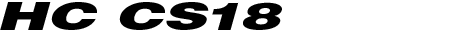 HC CS18