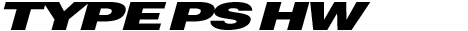 TYPE PS HW